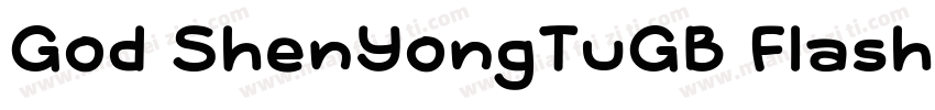 God ShenYongTuGB Flash字体转换